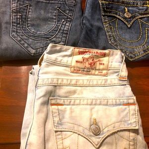 Size 30 Truey Jeans “light to dark pack”